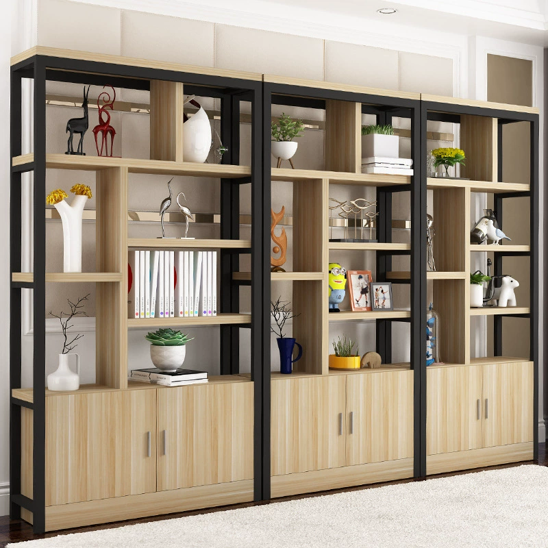 Креативный книжный шкаф Гостиная кованая стойка для хранения