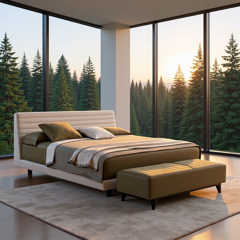 2025 New Model Master Bedroom Bed, High-End Leather, Modern and Simple Design, Double Bed, Wedding Bed, Home Bedroom Bed 2025 New Model Master Bedroom Bed, High-End Leather, Modern and Simple Design, Double Bed, Wedding Bed, Home Bedroom Bed