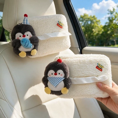 Rear Seat Headrest Hanging — Car tissue box/set