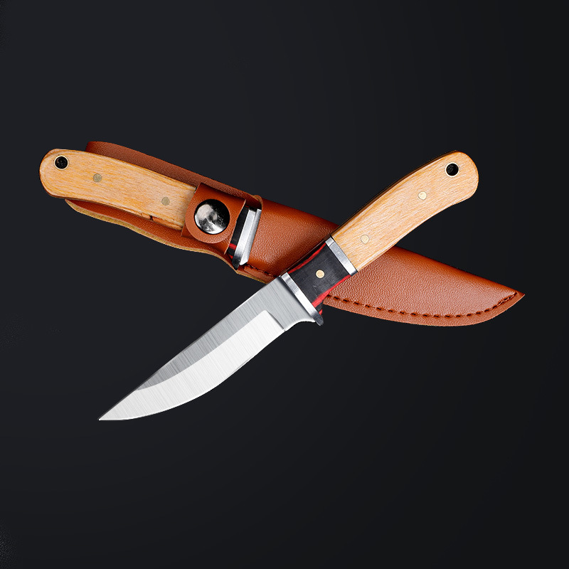 Cuchillo de frutas doméstico portátil transfronterizo cuchillo al aire libre cuchillo de acero inoxidable cuchillo de cocina al por mayor