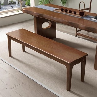 Kajie Household Wooden Bench Long Bench Bed End Bench Shoe Changing All Solid Wood Bench Living Room Dining Table Bench Tea Table Bench