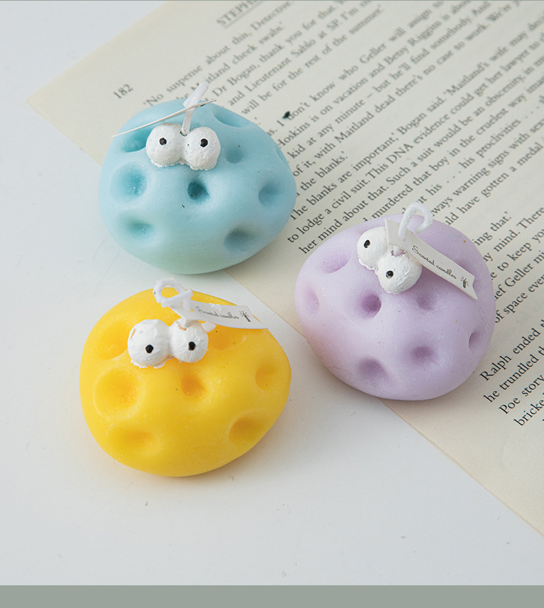 芝士兄弟香薰蜡烛伴手礼芝士蜡烛ins创意家居摆饰套装跨境蜡烛详情7