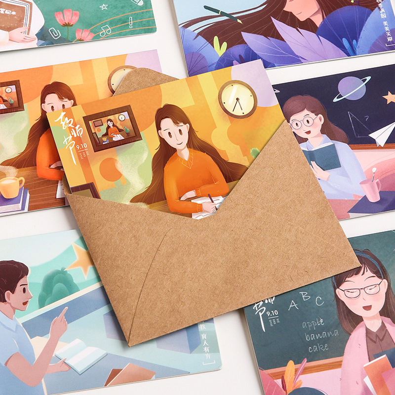 Tarjeta de felicitación de podio de tres pies/Sello de regalo