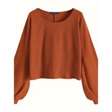 W 32823 V-neck Casual Long Sleeve Top V �����г�������