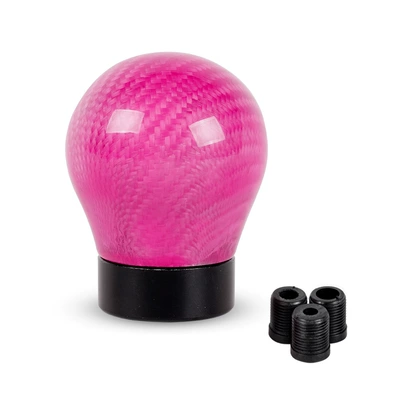 Shift Lever Head, Cab and accessories - pink-black-background-unlabeled