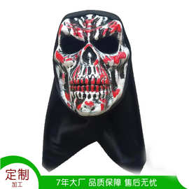 万圣节骷髅头面具仿古贴布鬼头搞怪表演派对大猩猩头套鬼节面具