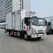 冷藏车庆铃KV100蓝牌4.2米冷藏保温车改装厂批发冷藏厢