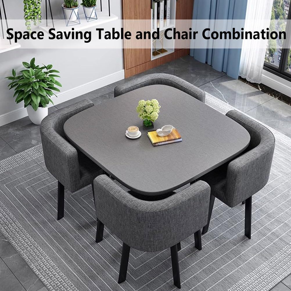 Modern Luxury Dining Table Set, Simple Home Kitchen Soft Dining Table and Chair Combination, Customizable Comfortable Dining Room Table and Chairs