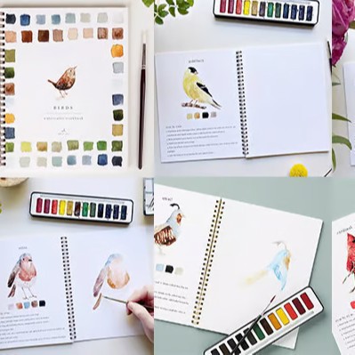 New products of independent website watercolor workbook watercolor…