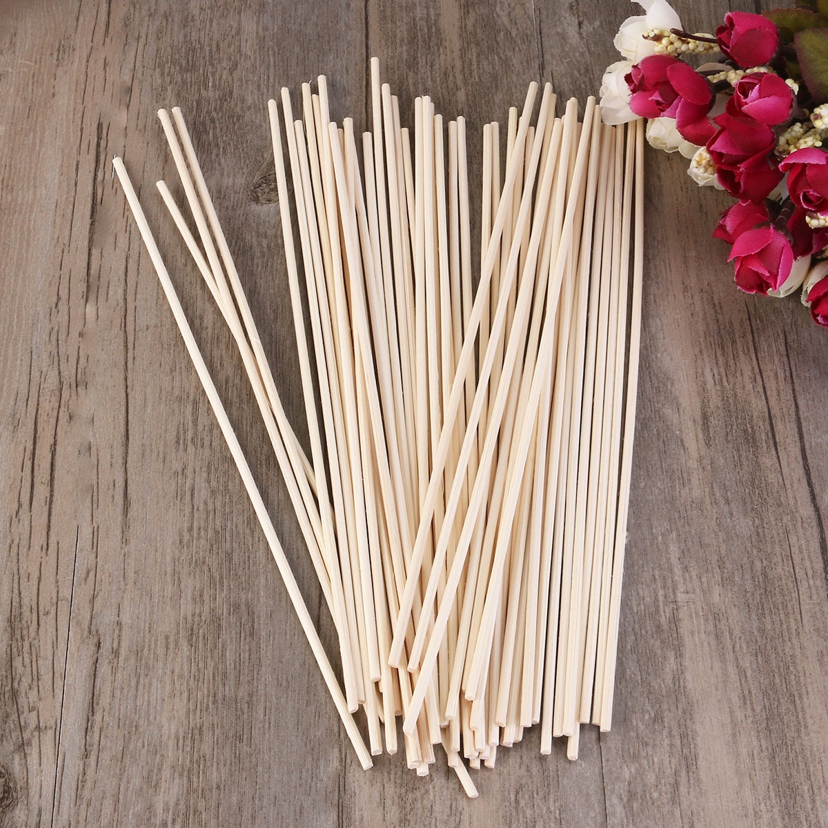 50Pcs Aroma Diffuser Replacement Rattan Reed Sticks Air