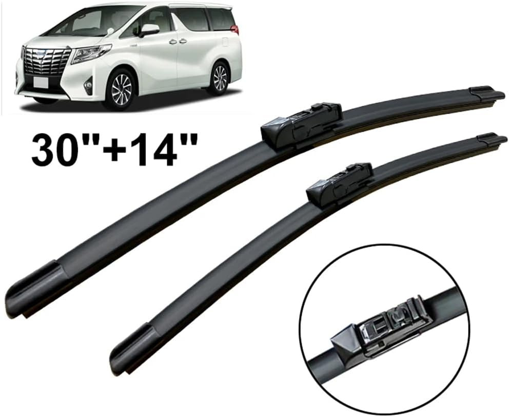 Suitable for Toyota Alphard Mk3 2015-2018 30inch +14 Wiper Blades