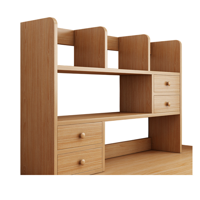 Estante de escritorio de madera sólida Estante de almacenamiento Estante de escritorio Estante de almacenamiento