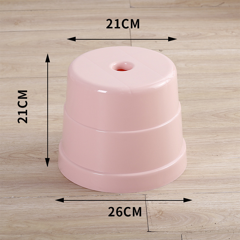 特厚塑料凳子客厅家用时尚耐用茶几凳儿童矮凳子小板凳圆凳换鞋凳|undefined