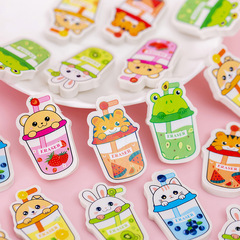 Cartoon Cute Beverage-Shaped Children's Stationery Eraser Kindergarten Gift Wholesale Learning Supplies Eraser