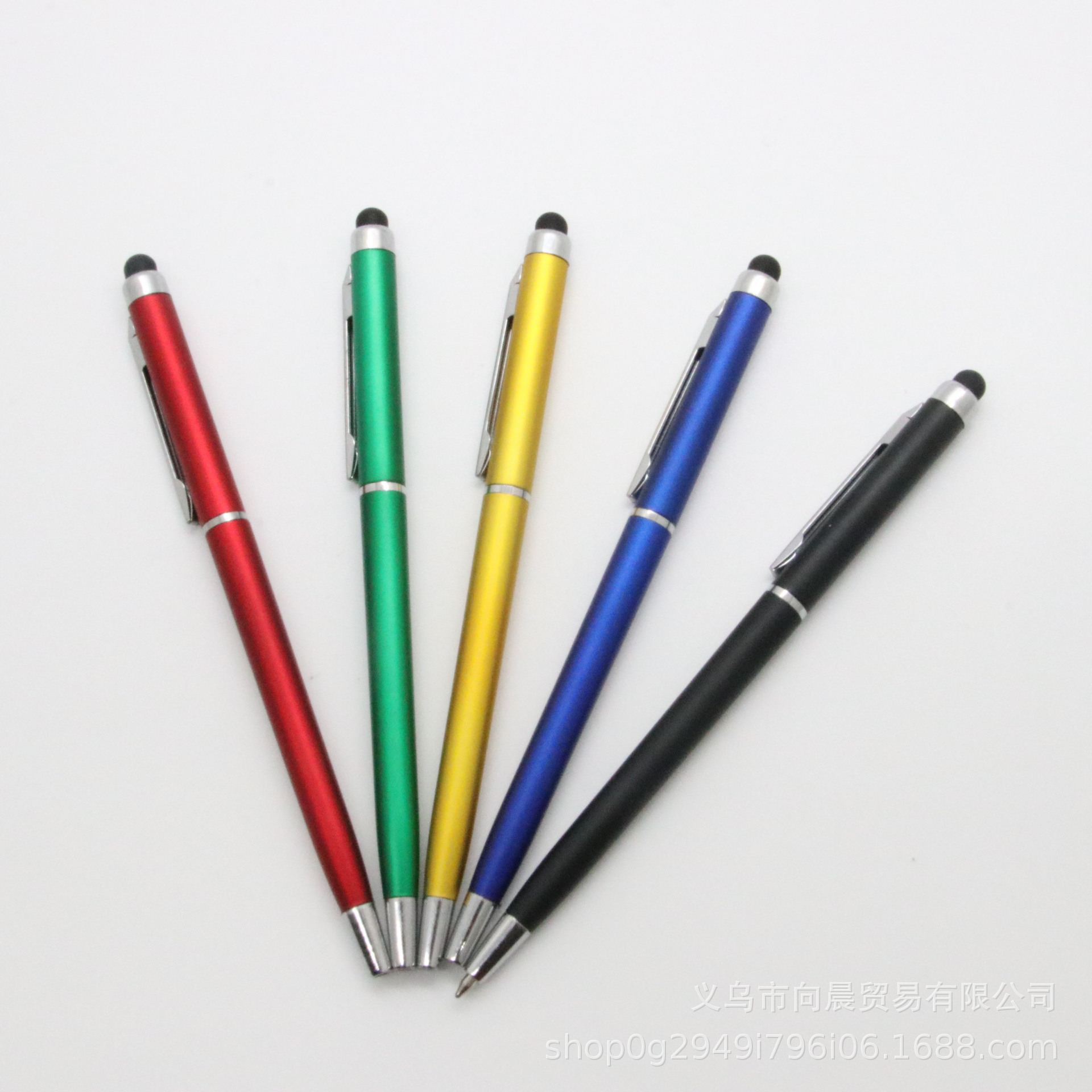 Plástico xiaogaoshi Hotel pluma con toque multifunción pluma dos en uno bolígrafo publicidad pluma promoción