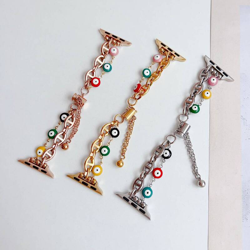 Japanese Buckle Big Eyes Strap for Apple watch56789S10 Watch Wristband Apple Smart Strap Japanese Buckle Big Eyes Strap for Apple watch56789S10 Watch Wristband Apple Smart Strap