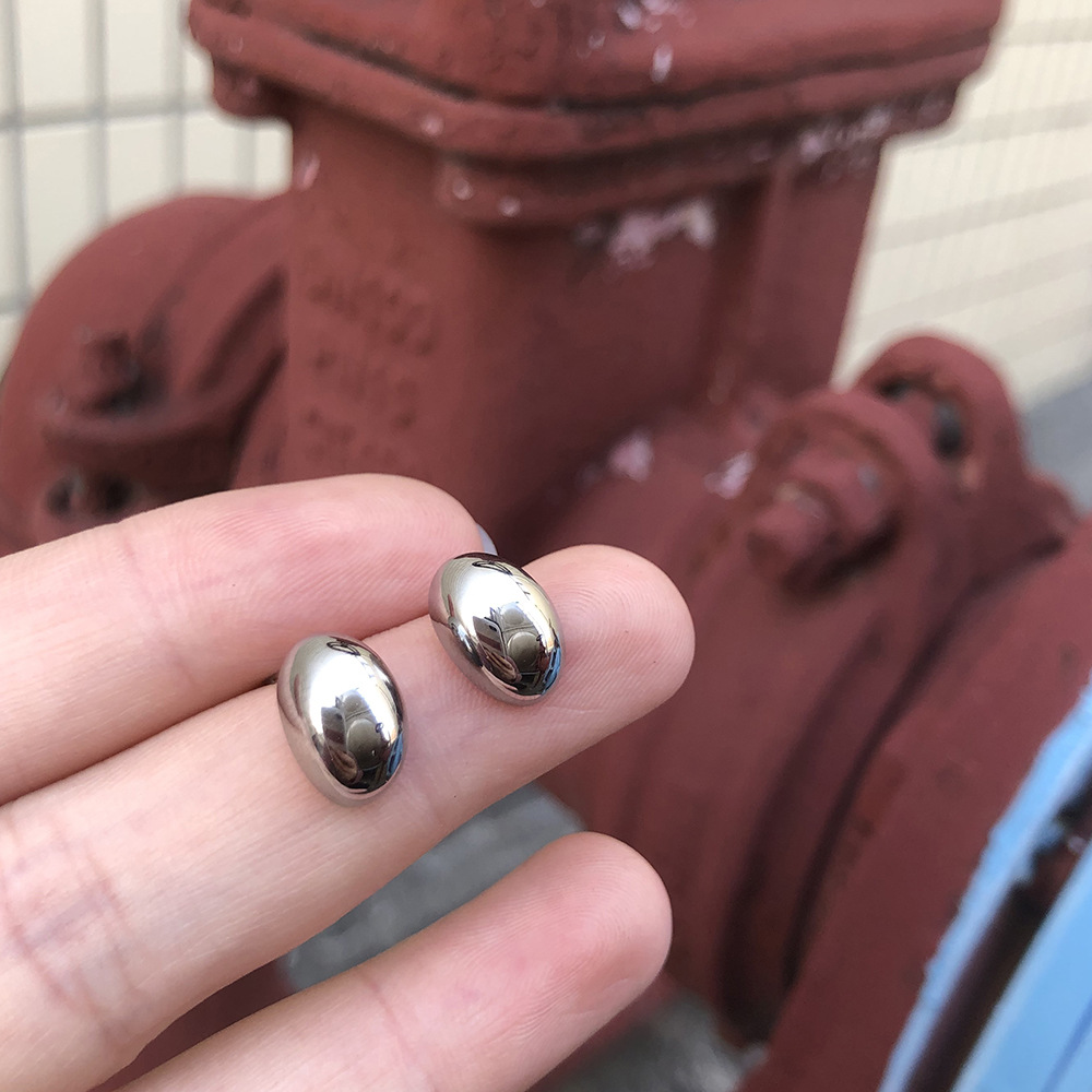 Daily Occasion PVD Coated Real Gold Plated 18K Gold Geometric 304 Stainless Steel Fashion Waterproof Non Tarnish Ear Studs