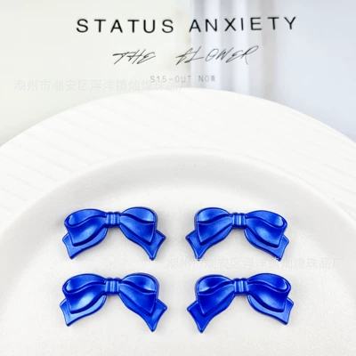 Beads Loose Beads Handmade DIY, Zərgərlik ara hissələri - 1royal-blue-bow-large-size-1836mm-hole-approximately-17mm-about-340-pieces-per-pound