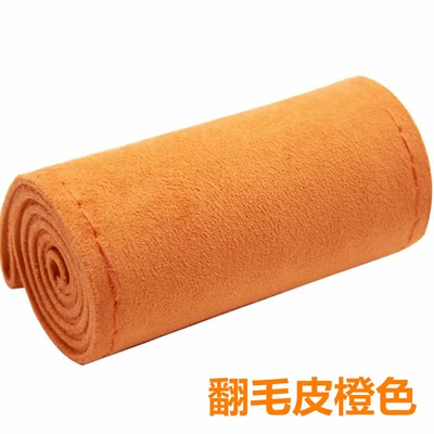 Steering wheel cover, cover four-sided elastic hair-turning car - orange-38cm