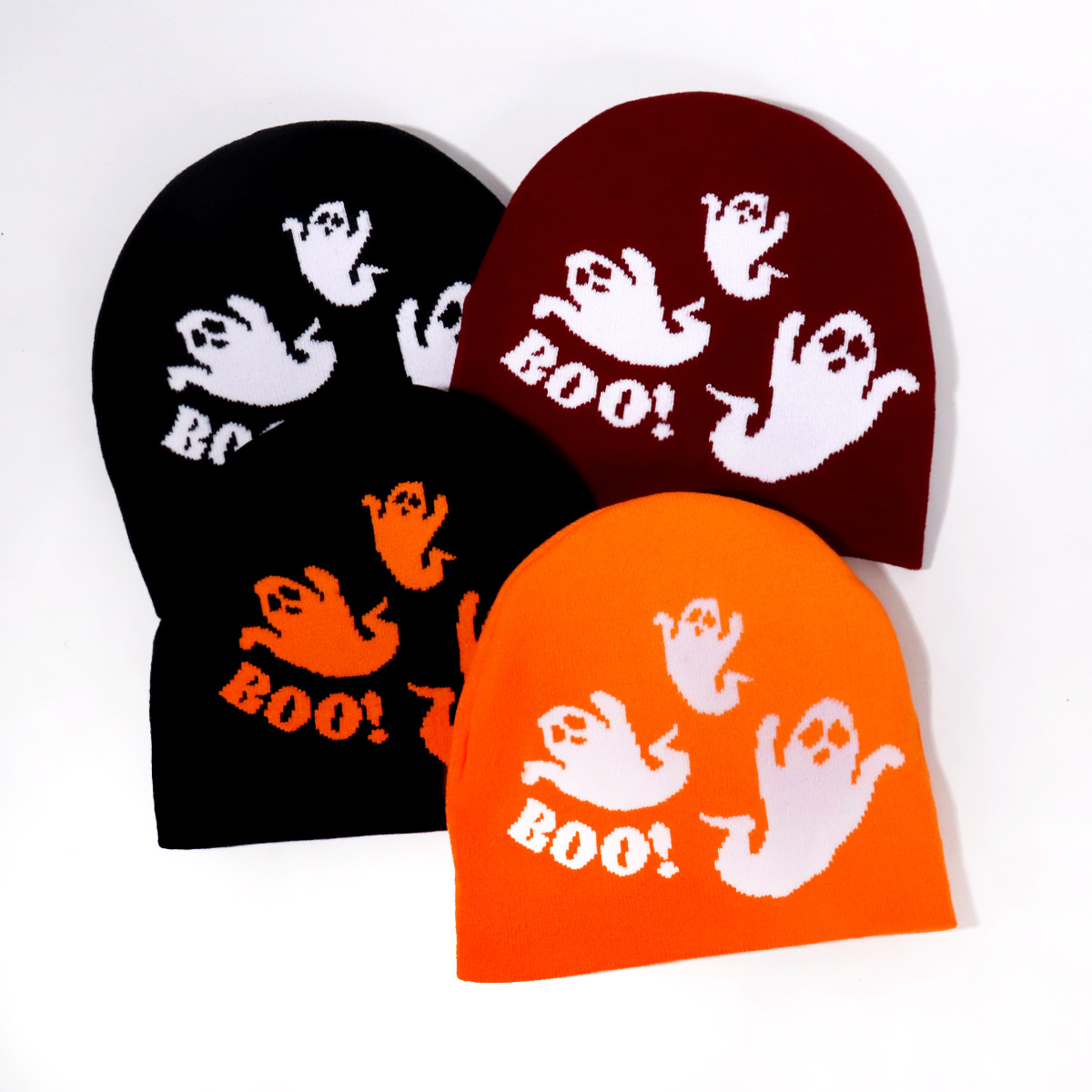 Cappello lavorato a maglia unisex BOY con motivo fantasma Personalità tendenza moda Sport all'aria aperta Inverno inverno caldo_voghion.com