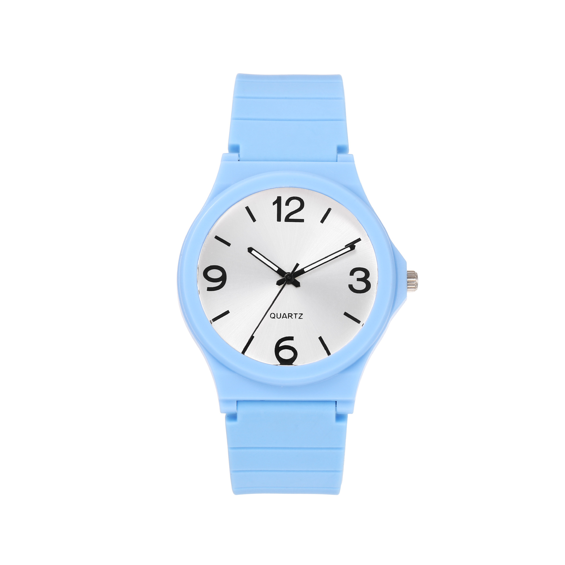 Nuevo reloj de cuarzo de tendencia reloj de pulsera de estudiantes para exámenes masculinos puntero simple reloj de estudiantes impermeable reloj de niñas