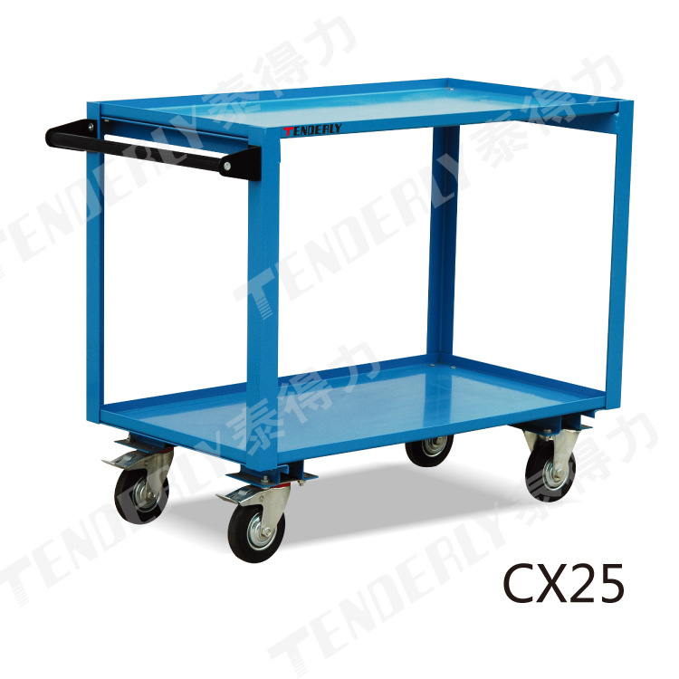 供应泰得力350Kg CX型钢制可移动推车|三层推车|工具车|可定