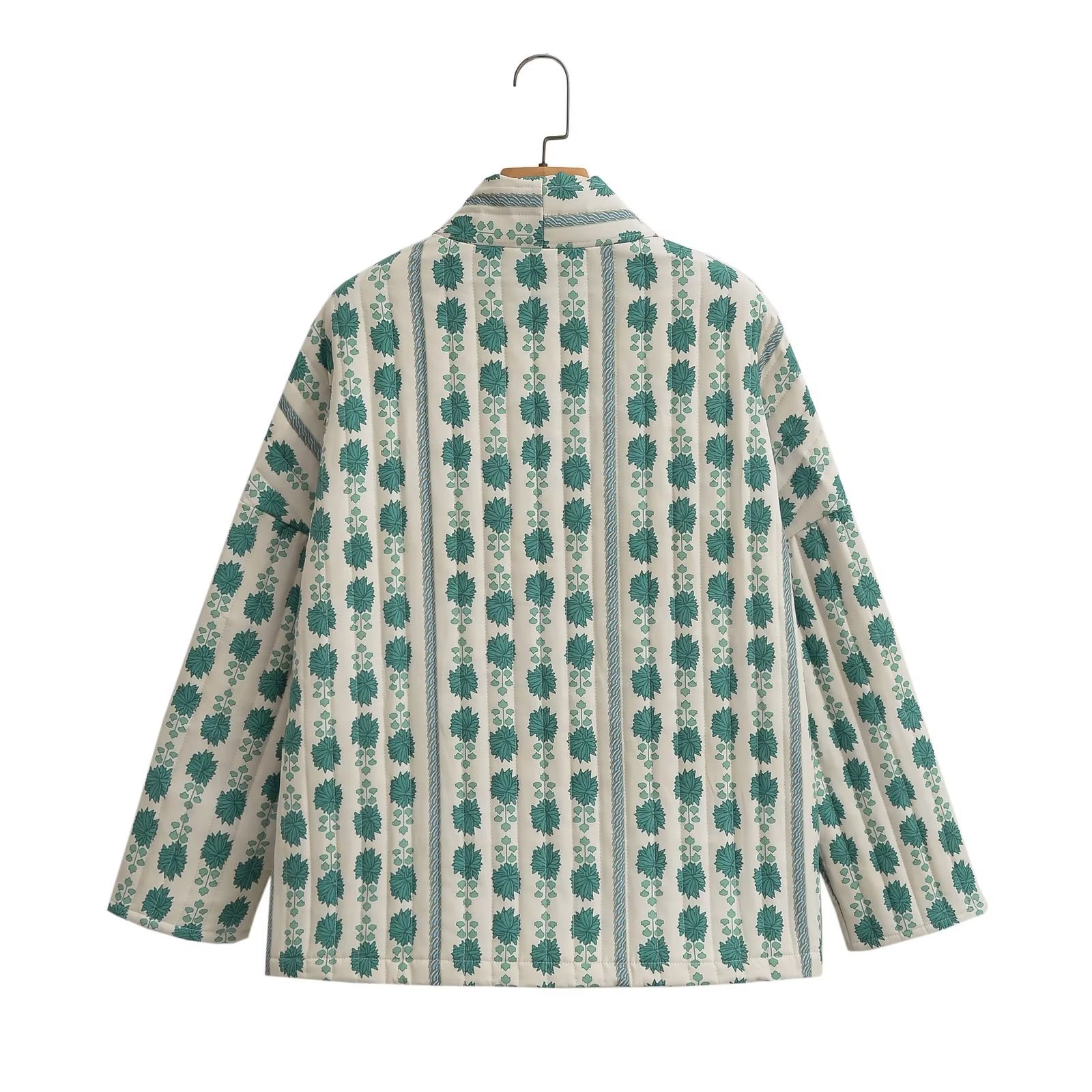 Ethnic Quilted Cotton Printed Cotton Jacket Cotton Jersey