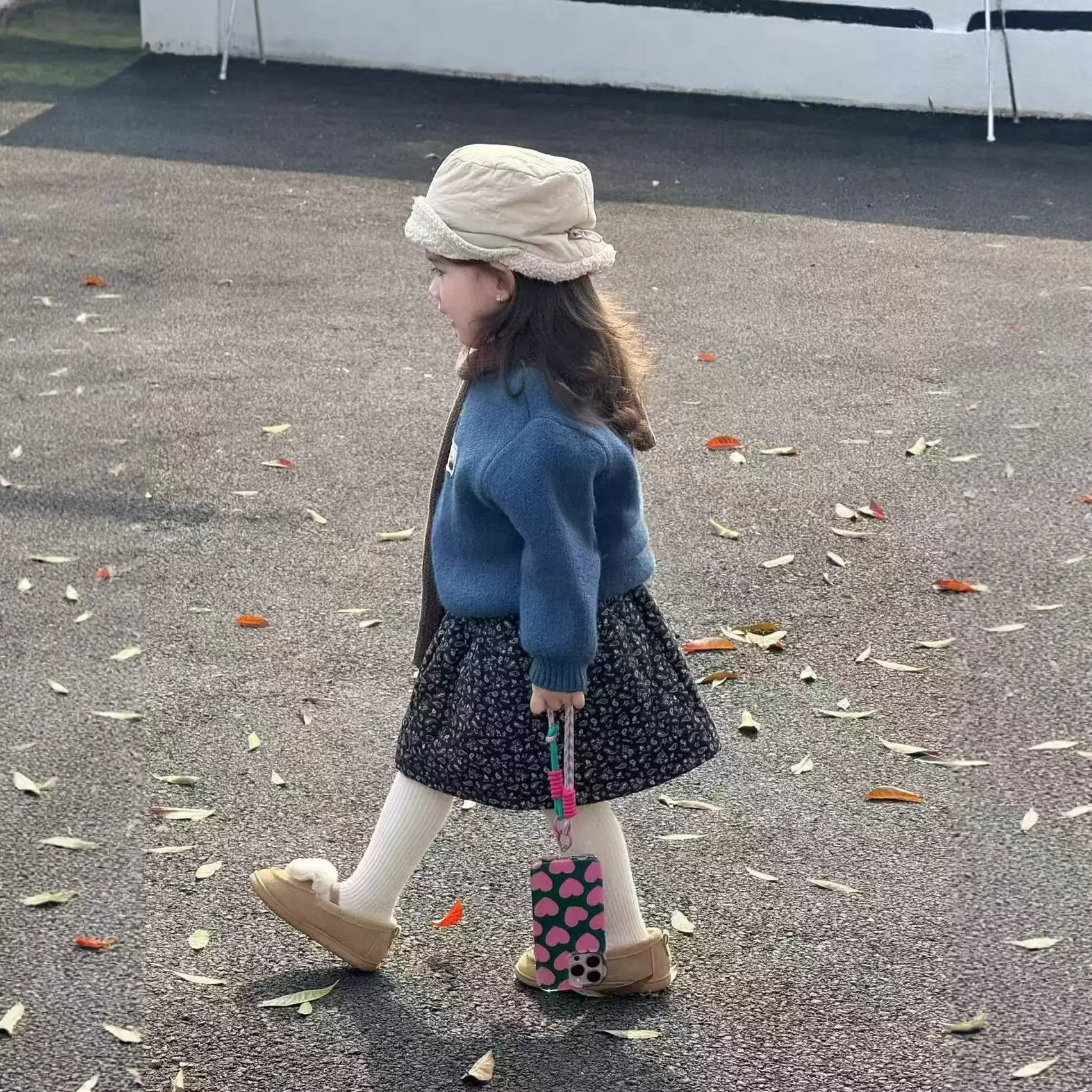 女童毛衣韩国童装2025秋冬款中小童复古针织衫气质半身裙儿童套装