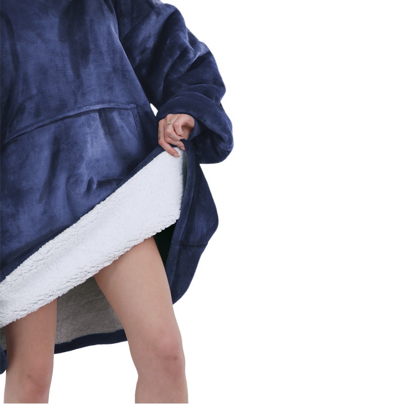 Transfronteriza Amazon TV manta gran bolsillo multifuncional portátil perezoso manga manta antiestática manta de franela