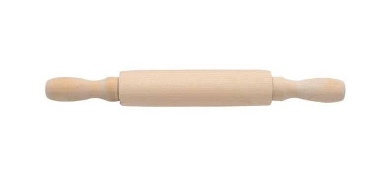 Wooden baking tool Children's mini rolling noodles without paint Timber noodle sticks home dumpling skin roller roller rolling pin
