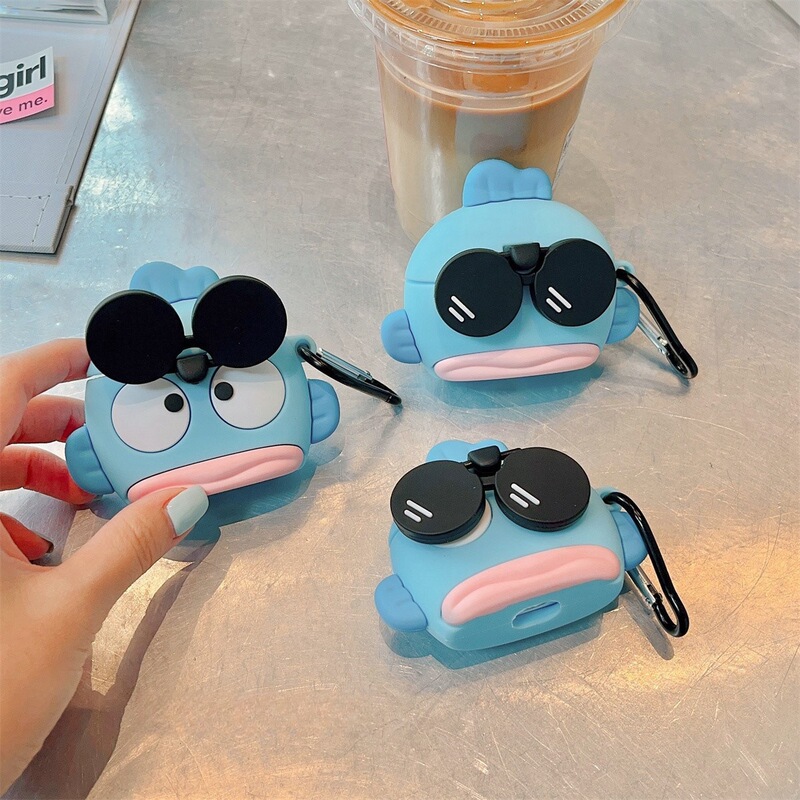 Sunglasses Clownfish Airpodspro2 Protective Cover Silicone Suitable for 2/3 Generation Apple Bluetooth Headphone Case Storage