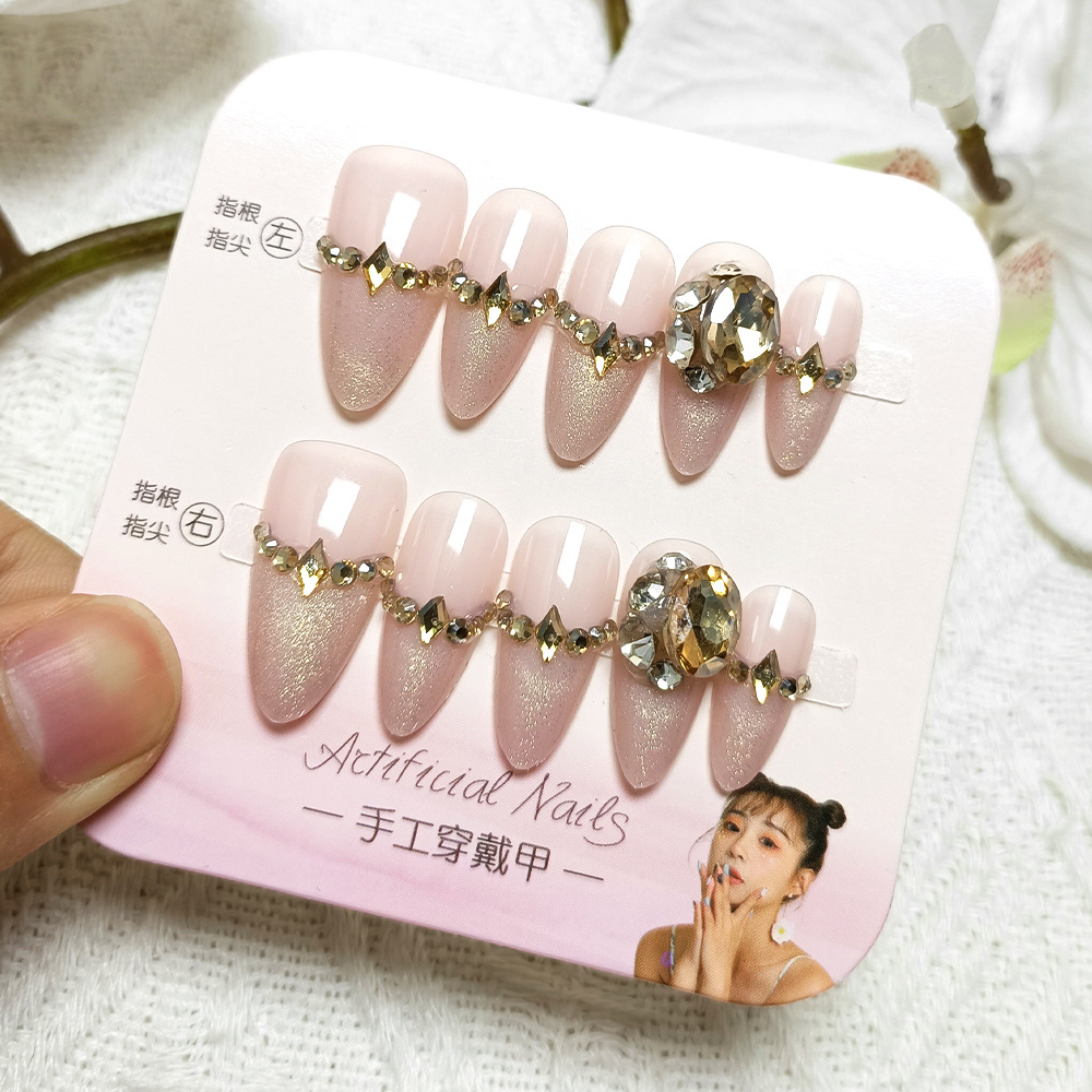 10 piezas decodificadas de fototerapia manual para usar uñas parche de uñas simple sensación de alta calidad caja de almacenamiento de uñas image 9