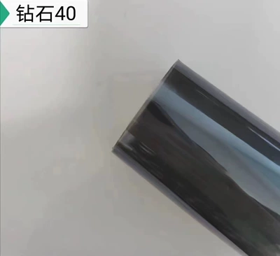 Car Heat Insulation Film Diamond Double Silver Metallic Wire Solar Film Front Windshield Glass Film Full Car Uv Protection (Automotive Film) - 152x1m-double-silver-diamond-40