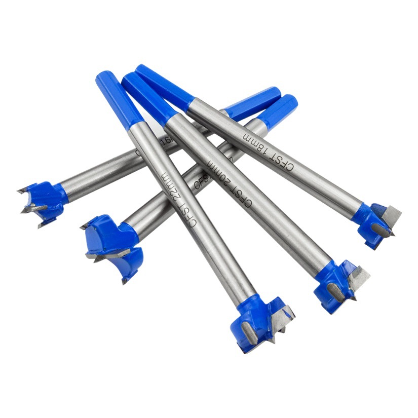 Grado Industrial carpintería abridor de agujero cabeza de aleación alargado tablero de madera puerta placa de yeso de plástico de perforación escariador broca