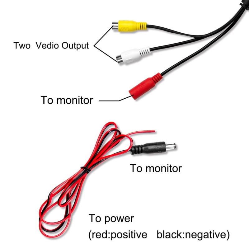 Hd 7inch Desktop Display Car Monitor Universal 12V-24V Truck Two-Way Av Reversing Image