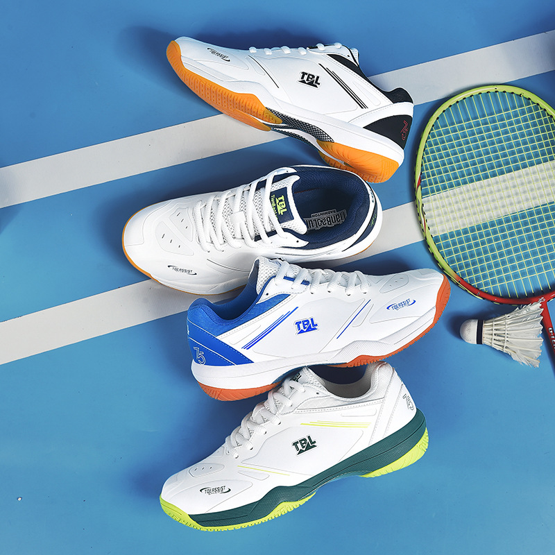Nuevos zapatos de bádminton profesionales, zapatos deportivos de tenis para hombres y mujeres, zapatos de entrenamiento de tenis de mesa, zapatos de carrera ligeros transpirables image 4