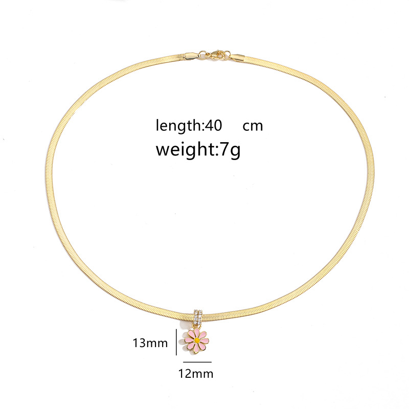 Womenu0027S Cute Fashion Flower Copper Artificial Gemstones Earrings Necklace