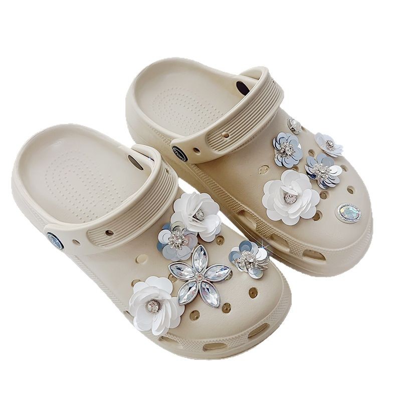 Cross-border hole shoes decorative accessories suit high-level diy three-dimensional creative cross detachable shoe buckle shoe flower