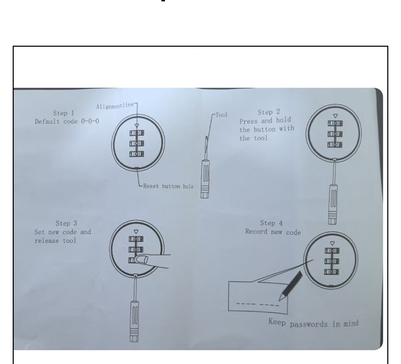 Cross-Border Exclusive Supply of Car Steering Wheel Anti-Theft Locks, Combination Locks, Car Anti-Theft Devices, Window Breakers, Combination Lock Cores, and Lock Sets