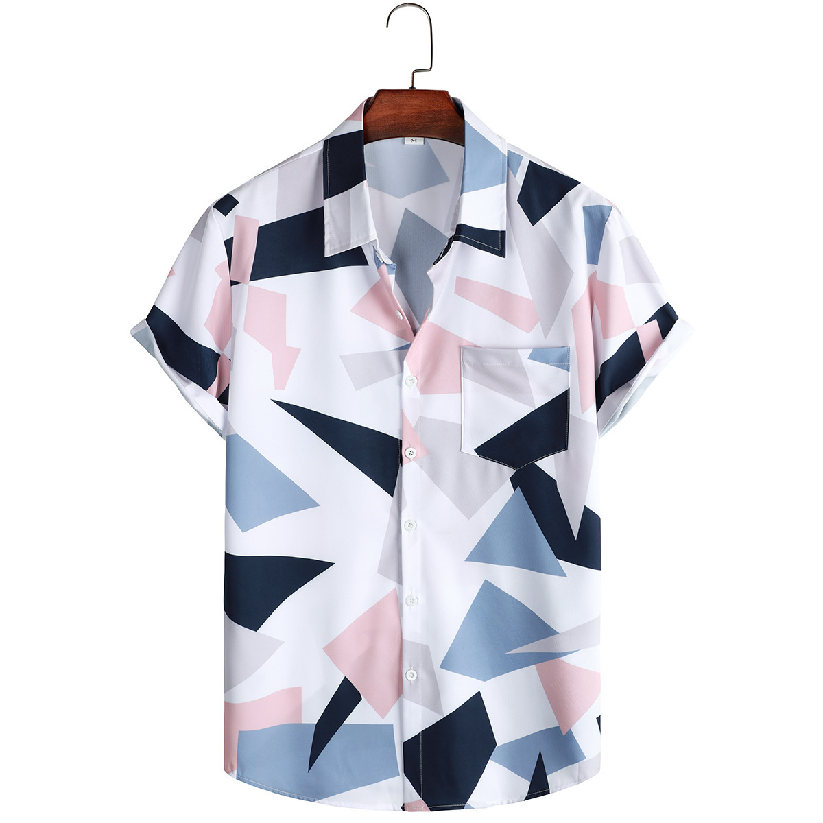Camisa floral de manga corta de playa para hombre Camisa estampada casual hawaiana Comercio exterior Primavera y verano Nuevo 2023 Amazon