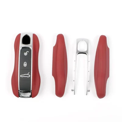 Suitable for Porsche Car key bag - bordeaux-red-new-key-shell