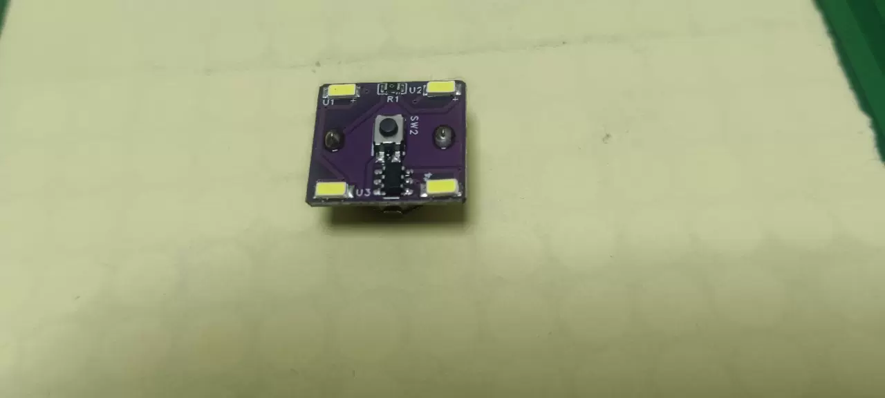 双面发光太阳能灯草坪灯壁灯玩具灯模型按键开关控制板高度度LED