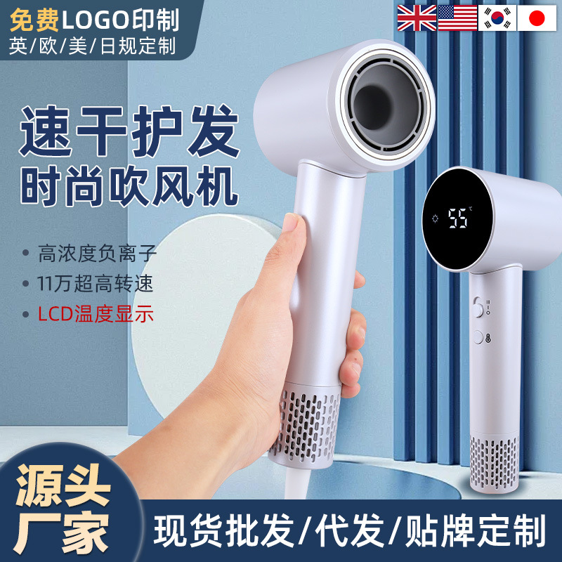 Cross-Border Household Hair Dryer High-Power Hair Dryer Negative Ion Hair Care Quick-Drying Hair Dryer New High-Speed Hair Dryer