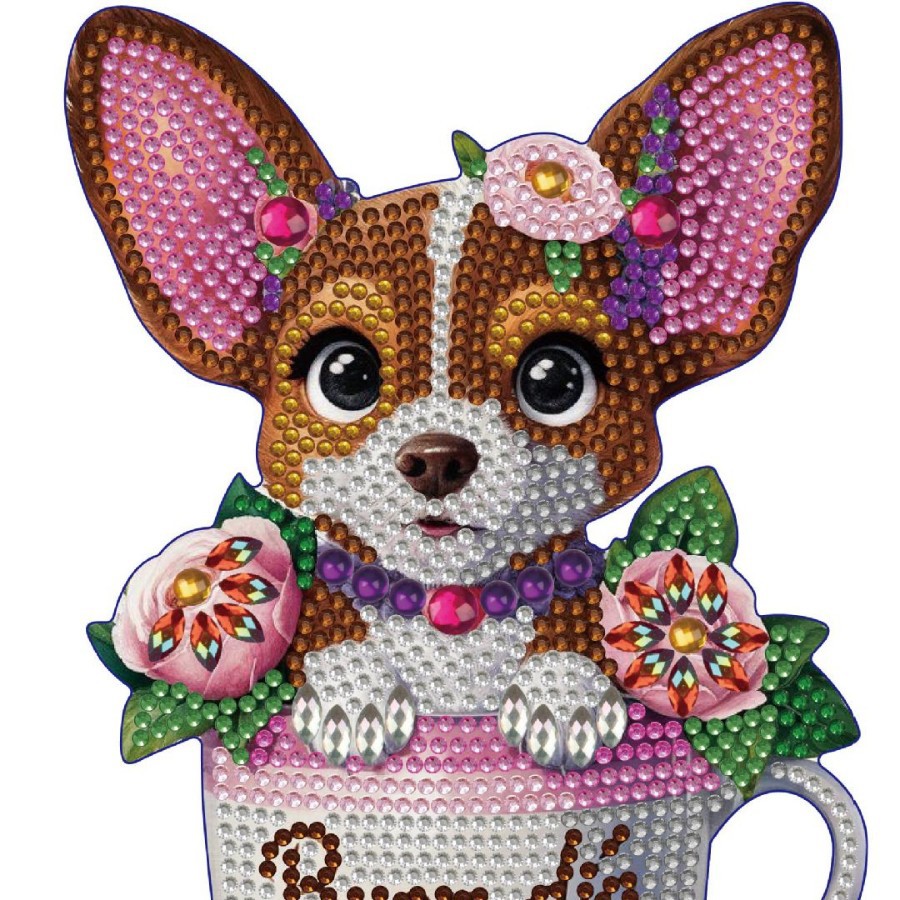 Pintura de diamantes 5D transfronteriza hecha a mano DIY, adorno de juguete de cartón tridimensional, dinosaurio de dibujos animados, pintura de diamantes para niños.