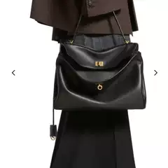 [High-End Version] B Brand Rodeo Handbag 24 New Model Soft Cowhide Unisex Tote Bag Fashionable and Relaxed Style Bag