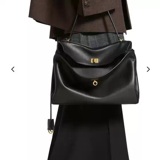 [High-End Version] B Brand Rodeo Handbag 24 New Model Soft Cowhide Unisex Tote Bag Fashionable and Relaxed Style Bag