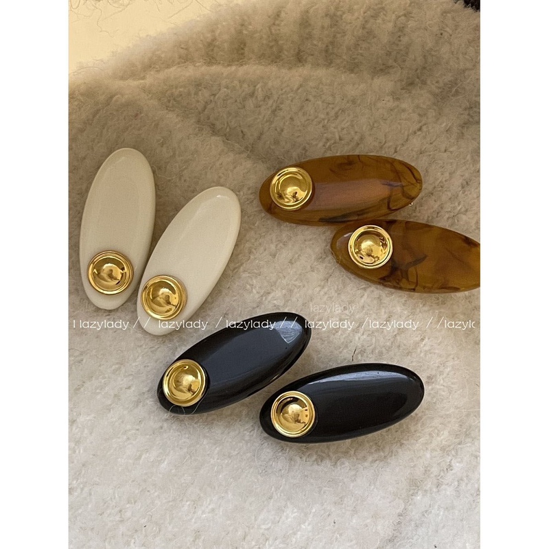 2 Pieces! Korean Fever Same Style Bangs Hairpin Retro Amber Broken Hair Side Small Hairpin 2 Pieces! Korean Fever Same Style Bangs Hairpin Retro Amber Broken Hair Side Small Hairpin