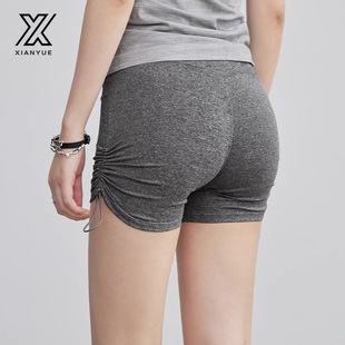 Women's Summer New Sports Shorts, Tight High-Waisted Breathable Cycling Shorts, Drawstring Yoga Pants Wholesale