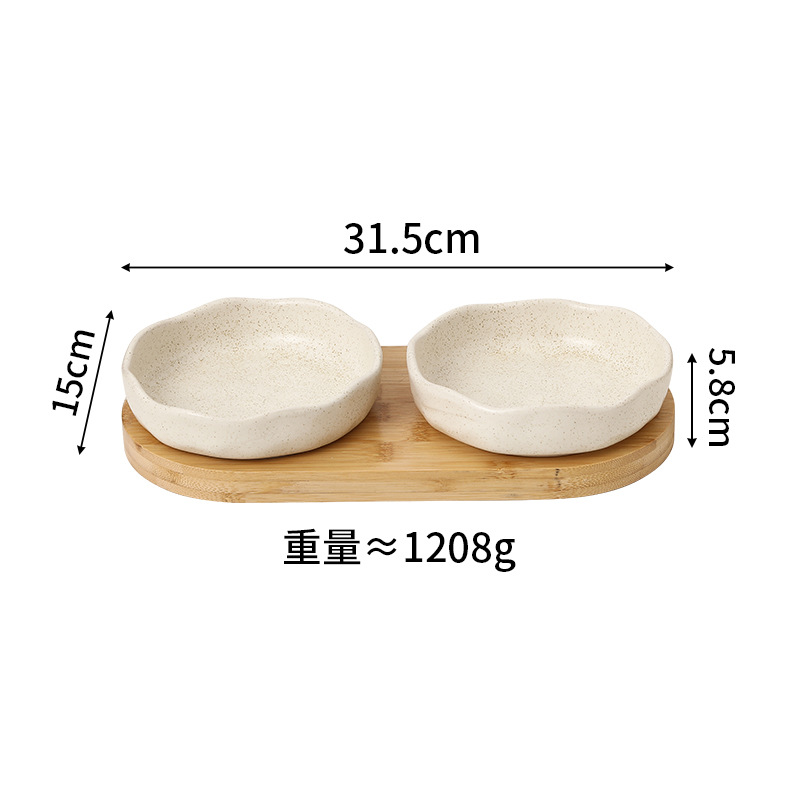 Tacos de cerámica para mascotas Tacos de gato nórdicos Tacos de comida para gatos de cerámica de pies altos Tacos de comida para gatos Bocadillos Plato enlatado anti-espondilosis cervical anti-voltar Tacos de comida para gatos image 11