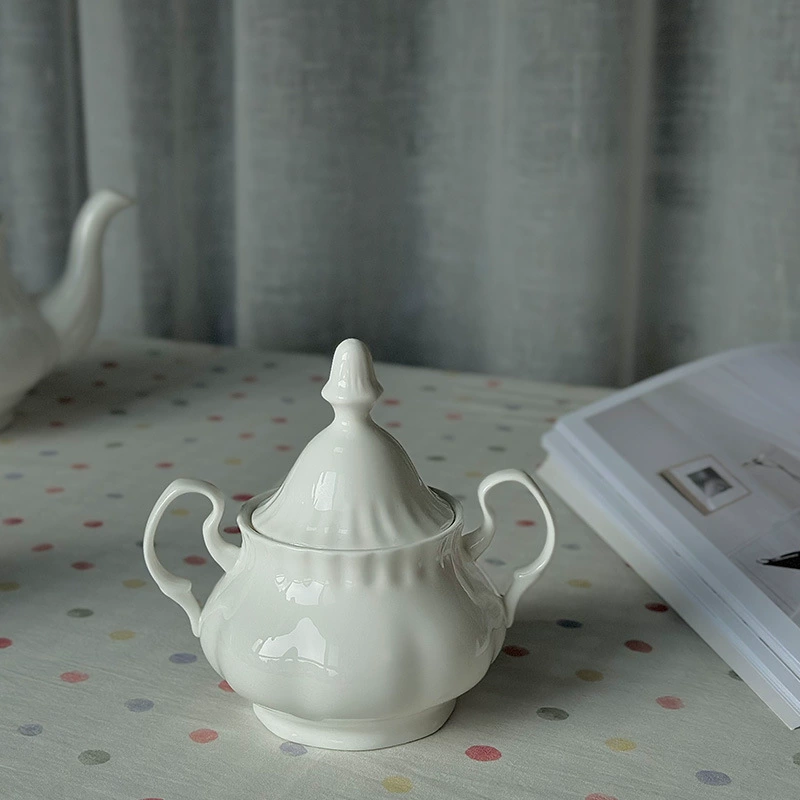 Retro ceramic coffee pot, capacious teapot